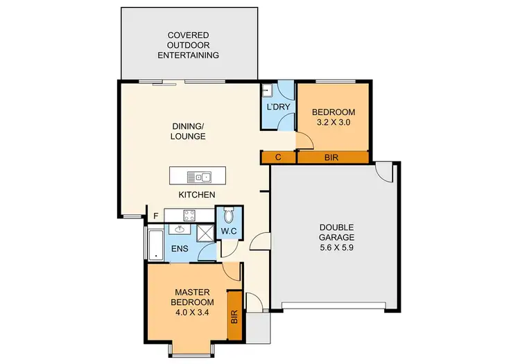 Floorplan of Homely unit listing, 2/4 Narcissus Avenue, Boronia VIC 3155