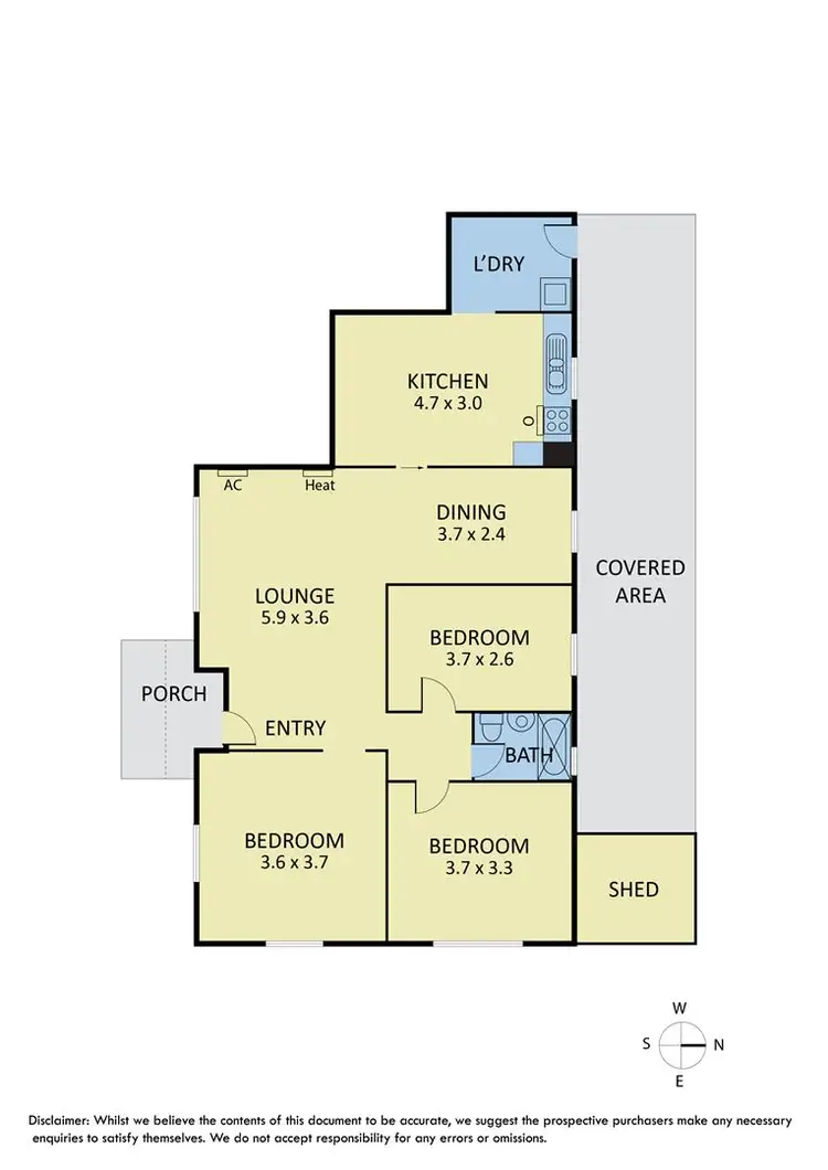 Floorplan of Homely block of units listing, 1-2/225 Liberty Parade, Heidelberg West VIC 3081