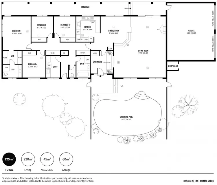Floorplan of Homely house listing, 10 McBeath Drive, Skye SA 5072
