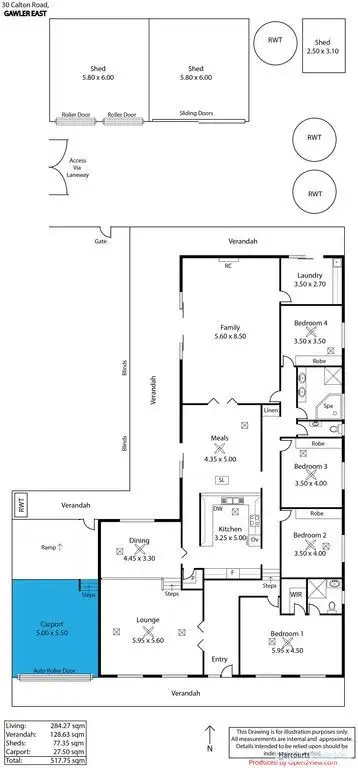 Floorplan of Homely house listing, 30 Calton Road, Gawler East SA 5118