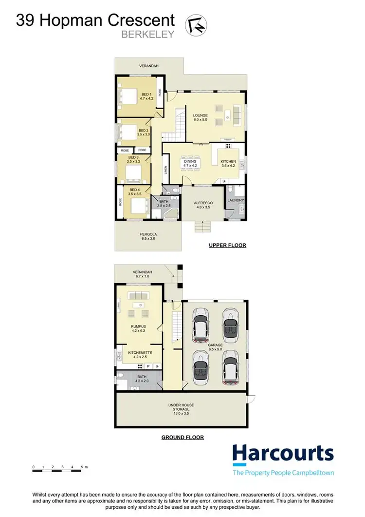 Floorplan of Homely house listing, 39 Hopman Crescent, Berkeley NSW 2506