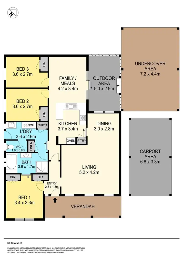 Floorplan of Homely house listing, 5 Bonshaw Drive, Sebastopol VIC 3356