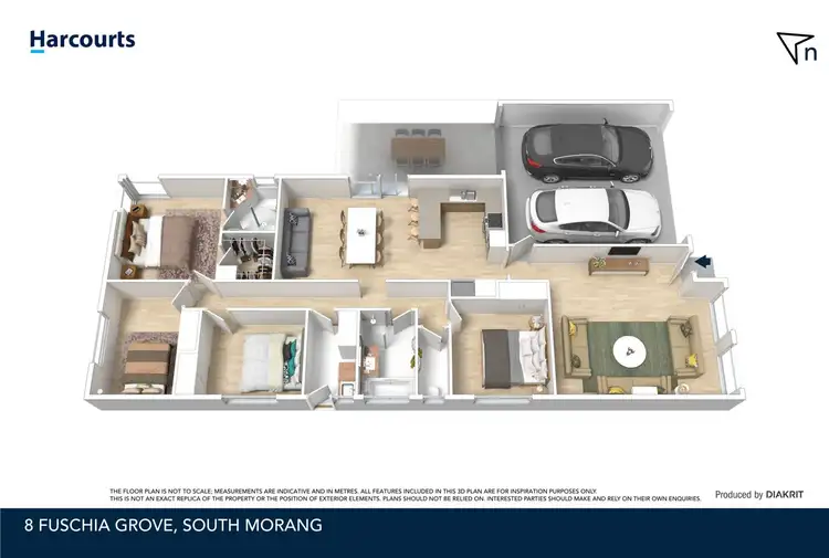 Floorplan of Homely house listing, 8 Fuschia Grove, South Morang VIC 3752