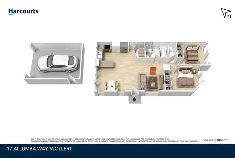 Floorplan of Homely house listing, 17 Allumba Way, Wollert VIC 3750