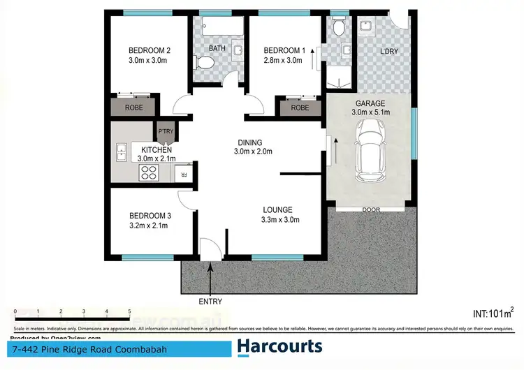 Floorplan of Homely villa listing, 7/442 Pine Ridge Road, Coombabah QLD 4216