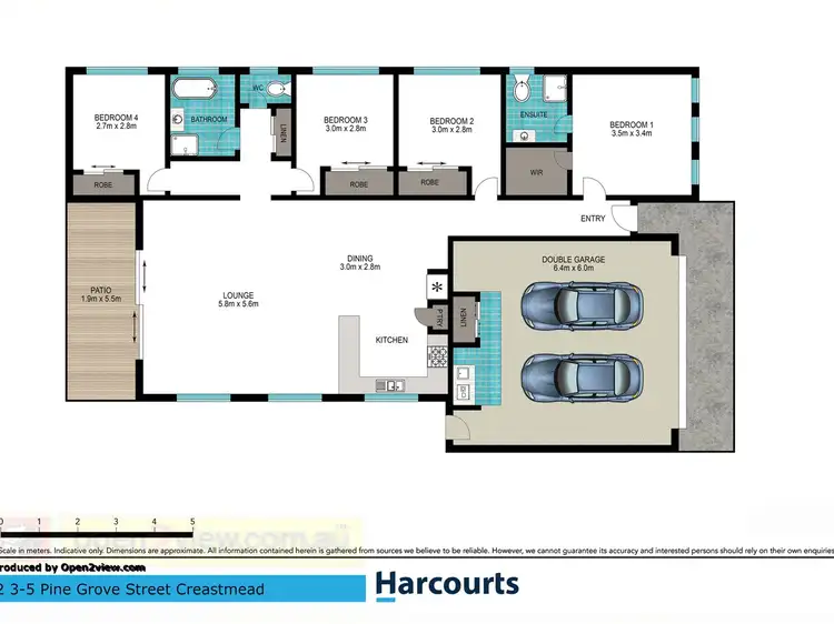 Floorplan of Homely house listing, 2/3-5 Pine Grove Drive, Crestmead QLD 4132