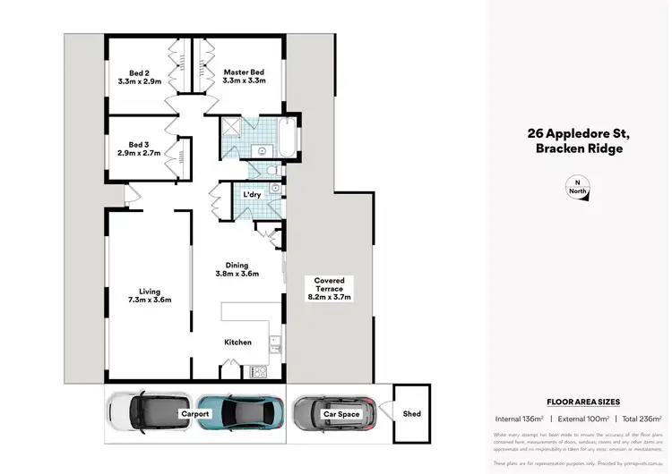 Floorplan of Homely house listing, 26 Appledore St, Bracken Ridge QLD 4017