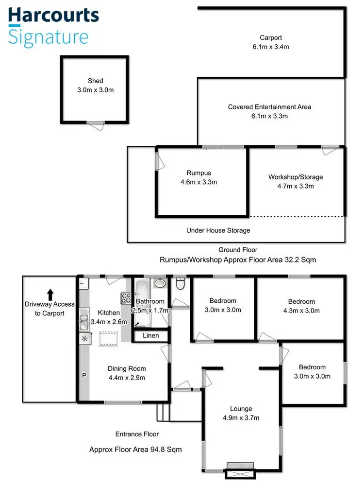 Floorplan of Homely house listing, 17 Hudson Crescent, Glenorchy TAS 7010