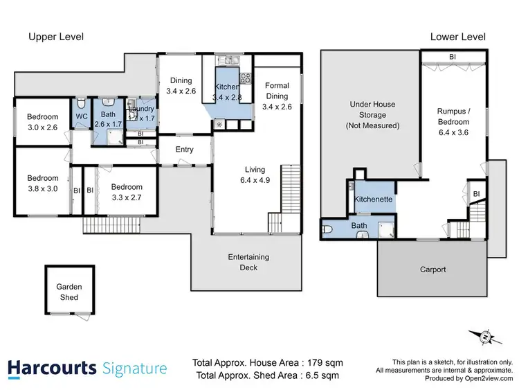 Floorplan of Homely house listing, 6 Medika Court, Howrah TAS 7018