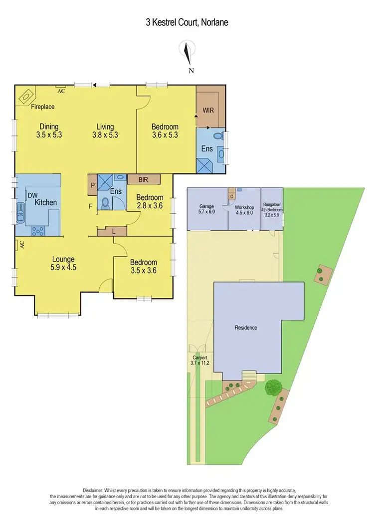 Floorplan of Homely house listing, 3 Kestrel Court, Norlane VIC 3214
