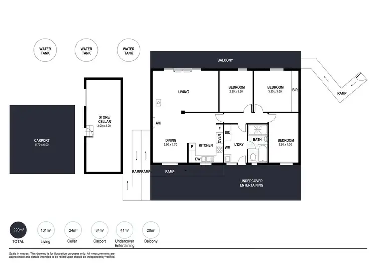 Floorplan of Homely house listing, 28 Laurie Avenue, Encounter Bay SA 5211