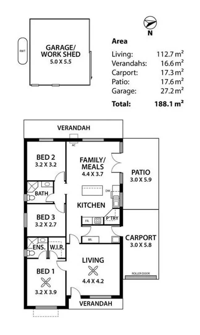 Floorplan of Homely house listing, 70 Fletcher Road, Mount Barker SA 5251
