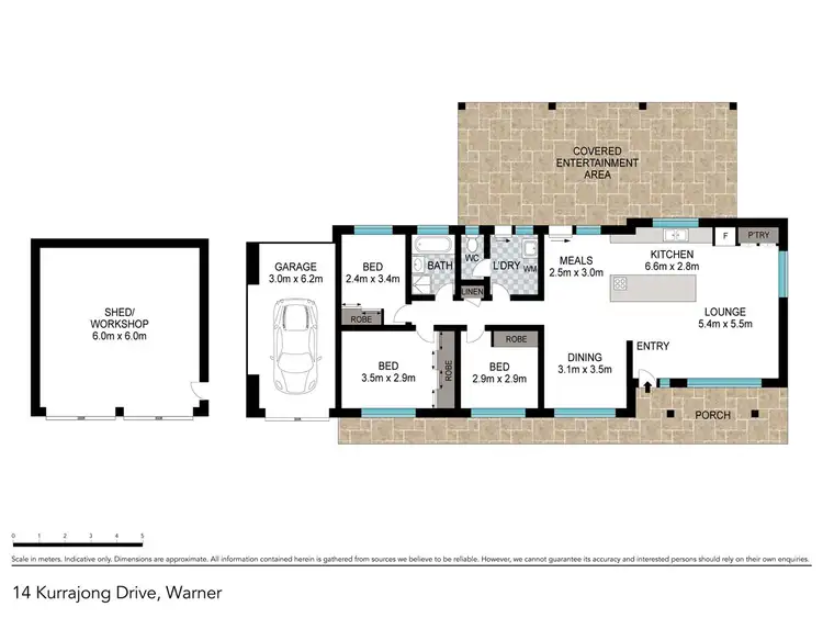 Floorplan of Homely house listing, 14 Kurrajong Drive, Warner QLD 4500