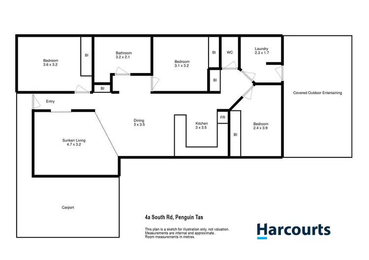 Floorplan of Homely house listing, 4A South Road, Penguin TAS 7316