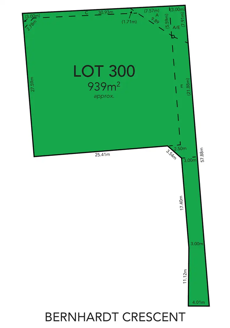 Floorplan of Homely land listing, 25A Bernhardt Crescent, Hahndorf SA 5245