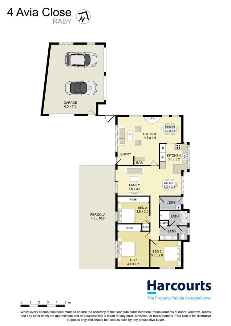 Floorplan of Homely house listing, 4 Avia Close, Raby NSW 2566