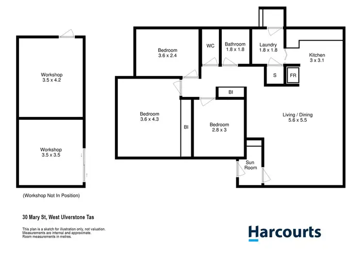 Floorplan of Homely house listing, 30 Mary Street, West Ulverstone TAS 7315
