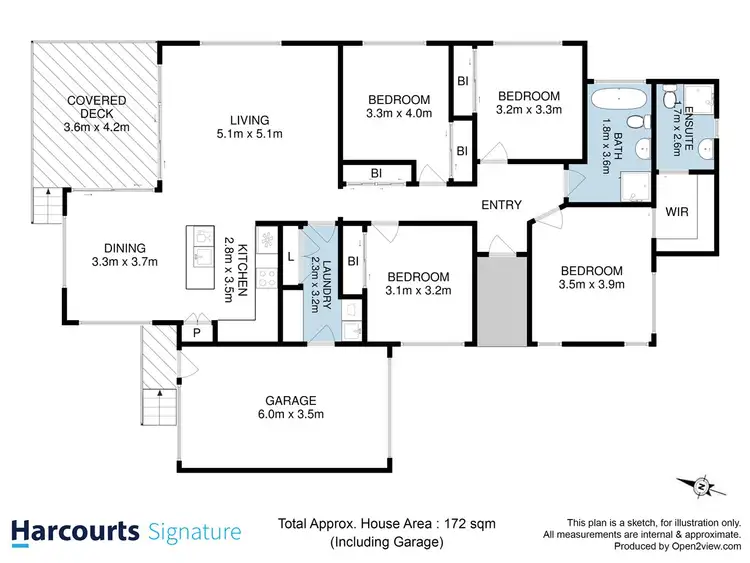 Floorplan of Homely villa listing, 3/950 Cambridge Road, Cambridge TAS 7170