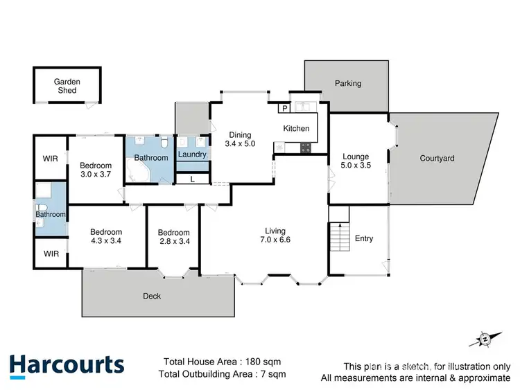 Floorplan of Homely house listing, 106 Wells Parade, Blackmans Bay TAS 7052