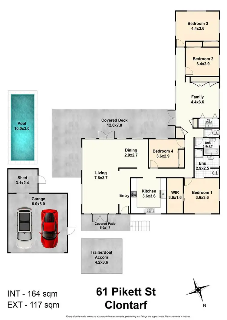 Floorplan of Homely house listing, 61 Pikett Street, Clontarf QLD 4019