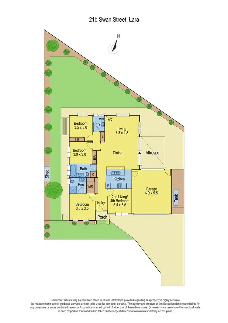 Floorplan of Homely house listing, 21B Swan Street, Lara VIC 3212