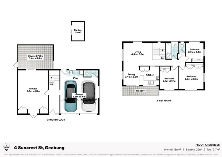 Floorplan of Homely house listing, 4 Suncrest St, Geebung QLD 4034