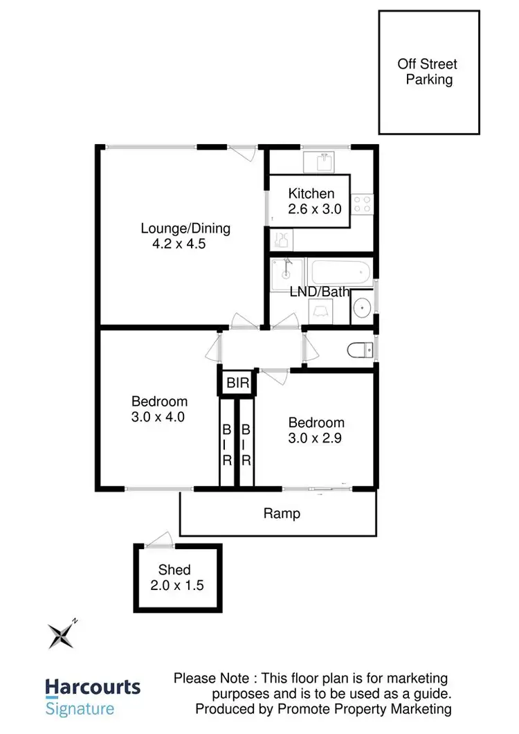 Floorplan of Homely unit listing, 1/4 Sunlea Place, Glenorchy TAS 7010