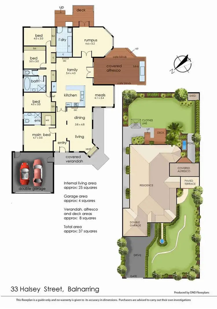 Floorplan of Homely house listing, 33 Halsey St, Balnarring VIC 3926