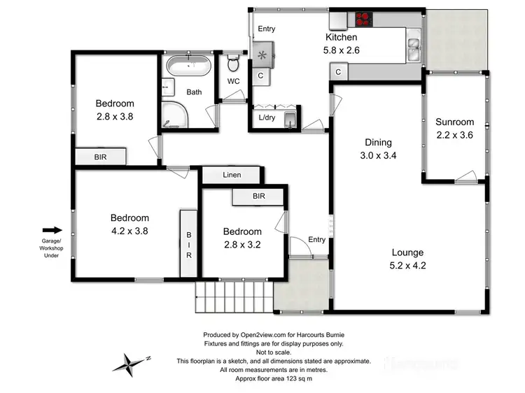 Floorplan of Homely house listing, 10 Tolunah Street, Parklands TAS 7320