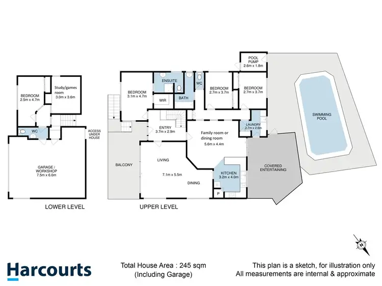 Floorplan of Homely house listing, 41 Calder Crescent, Blackmans Bay TAS 7052