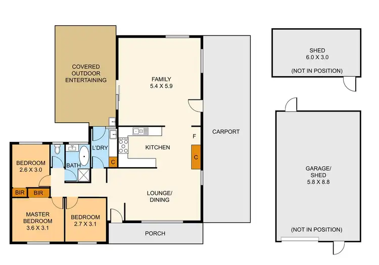 Floorplan of Homely house listing, 14 Collier Road, Kilsyth South VIC 3137