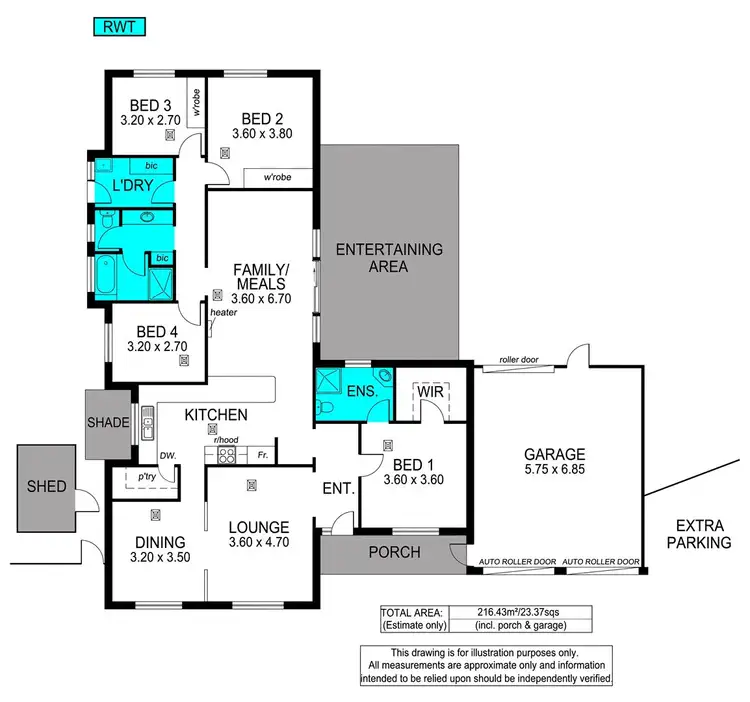 Floorplan of Homely house listing, 4 Grecian Court, Hallett Cove SA 5158