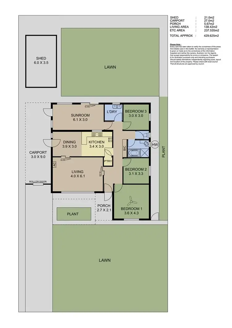Floorplan of Homely house listing, 5 Hartog Street, Flinders Park SA 5025