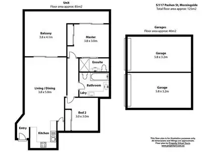 Floorplan of Homely unit listing, 5/117 Pashen Street, Morningside QLD