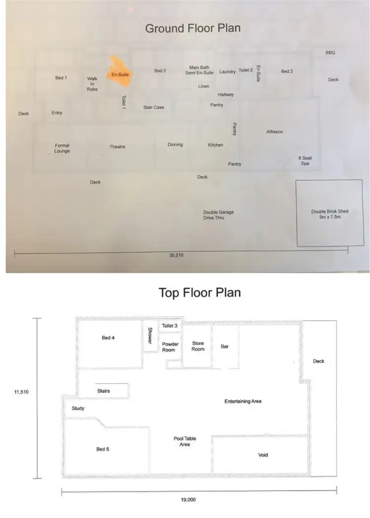 Floorplan of Homely house listing, 1 Estuary View Drive, Wonnerup WA 6280