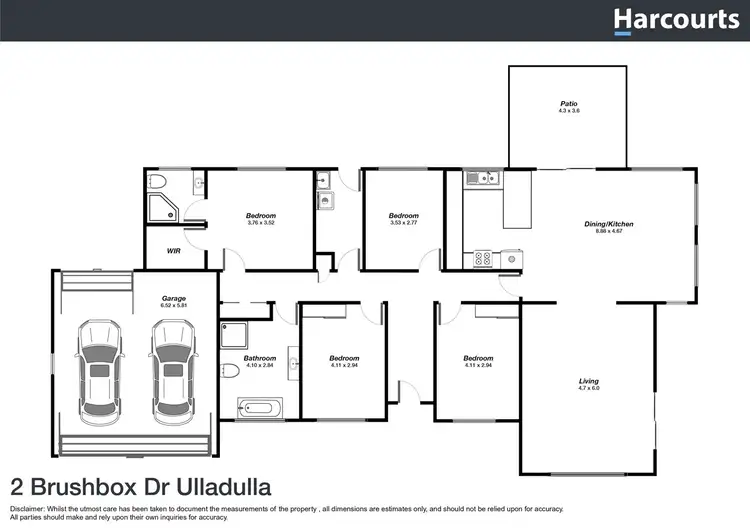Floorplan of Homely house listing, 2 Brushbox Drive, Ulladulla NSW 2539
