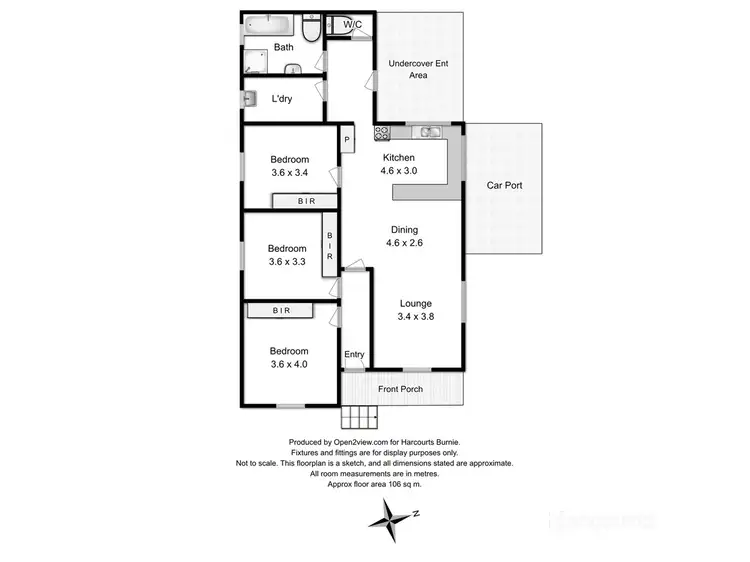 Floorplan of Homely house listing, 20 Monnington Street, Upper Burnie TAS 7320