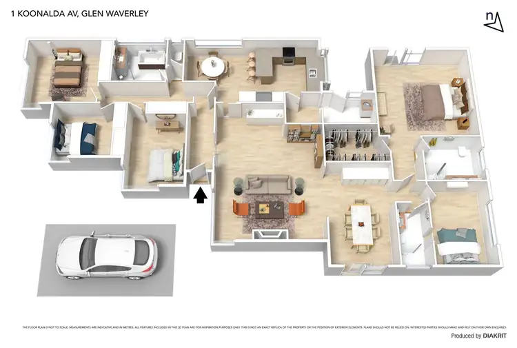 Floorplan of Homely house listing, 1 Koonalda Avenue, Glen Waverley VIC 3150