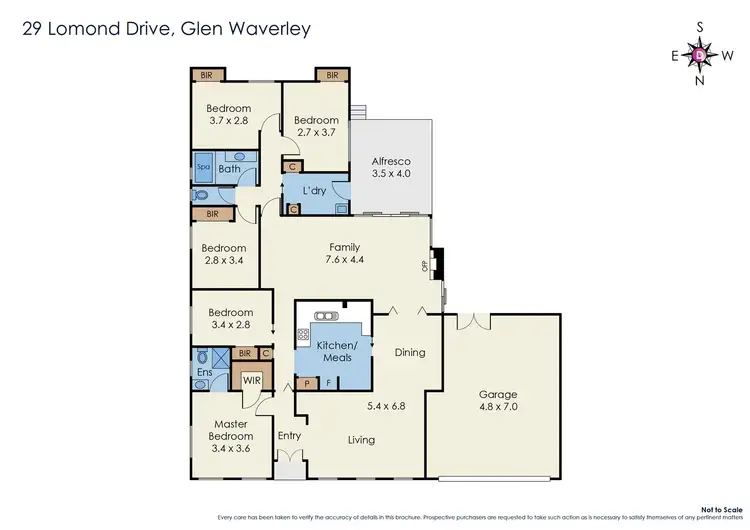 Floorplan of Homely house listing, 29 Lomond Drive, Glen Waverley VIC 3150