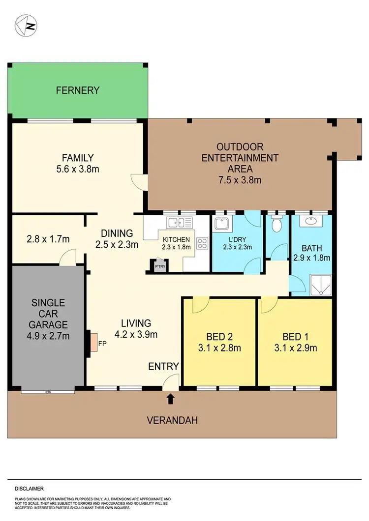 Floorplan of Homely house listing, 180 Ballarat Road, Creswick VIC 3363