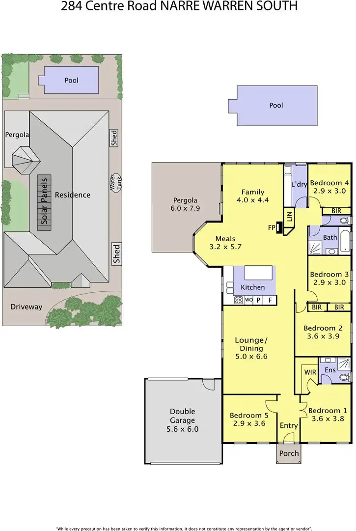 Floorplan of Homely house listing, 284 Centre Road, Narre Warren South VIC 3805