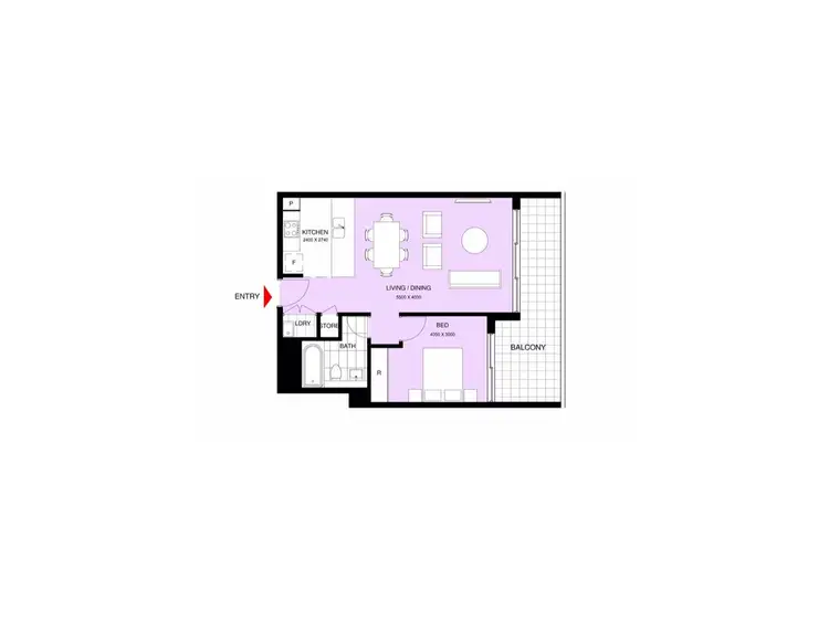 Floorplan of Homely unit listing, 111/18 Auburn Street, Wollongong NSW 2500