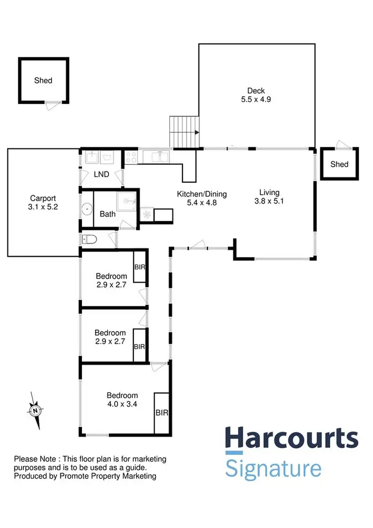 Floorplan of Homely house listing, 6 Tanundal Street, Howrah TAS 7018