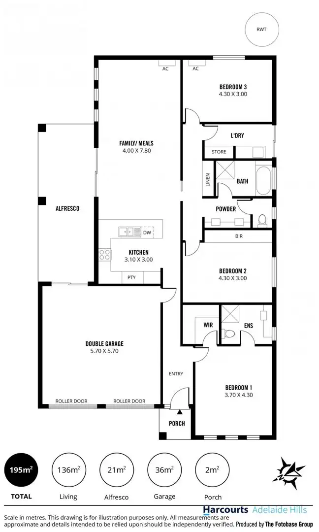Floorplan of Homely house listing, 3/6 Tolmer Road, Woodside SA 5244