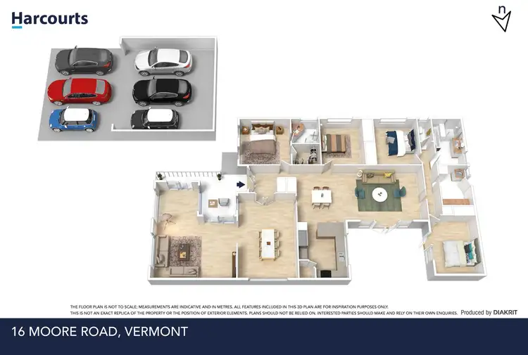Floorplan of Homely house listing, 16 Moore Road, Vermont VIC 3133