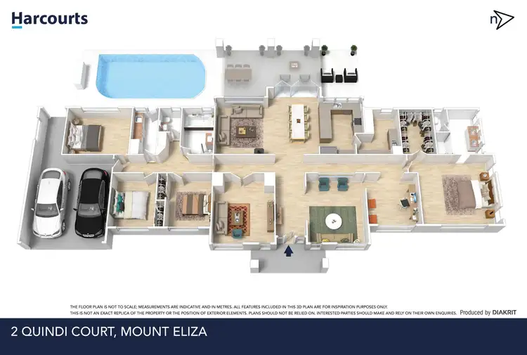 Floorplan of Homely house listing, 2 Quindi Court, Mount Eliza VIC 3930