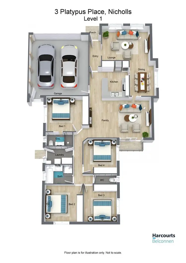 Floorplan of Homely house listing, 3 Platypus Street, Nicholls ACT 2913