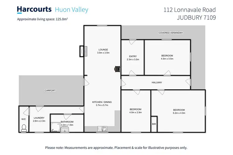 Floorplan of Homely house listing, 112 Lonnavale Road, Judbury TAS 7109
