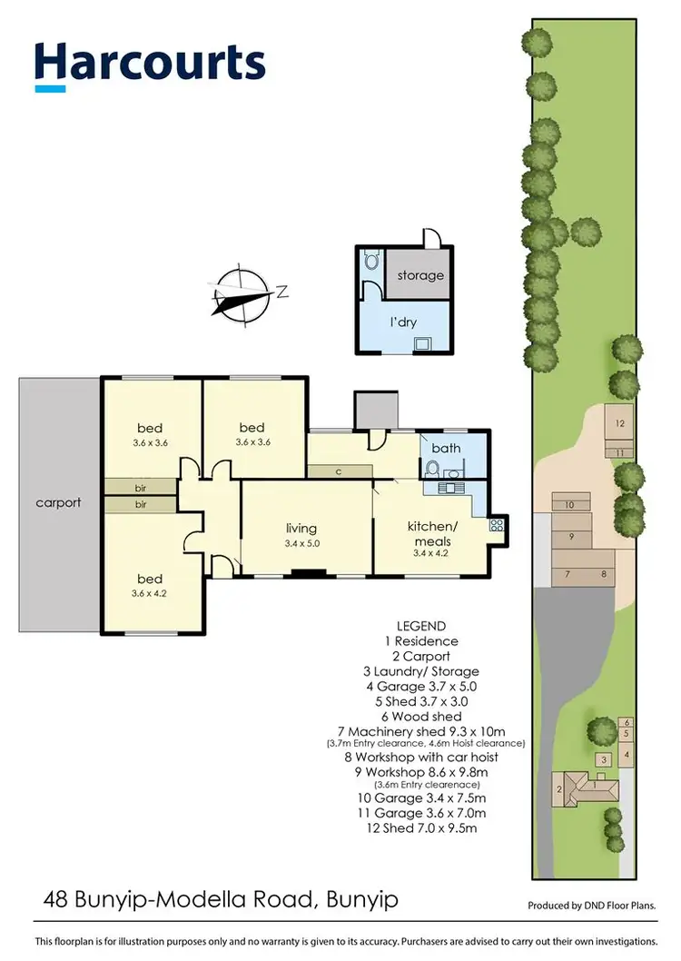Floorplan of Homely house listing, 48 Bunyip - Modella Road, Bunyip VIC 3815