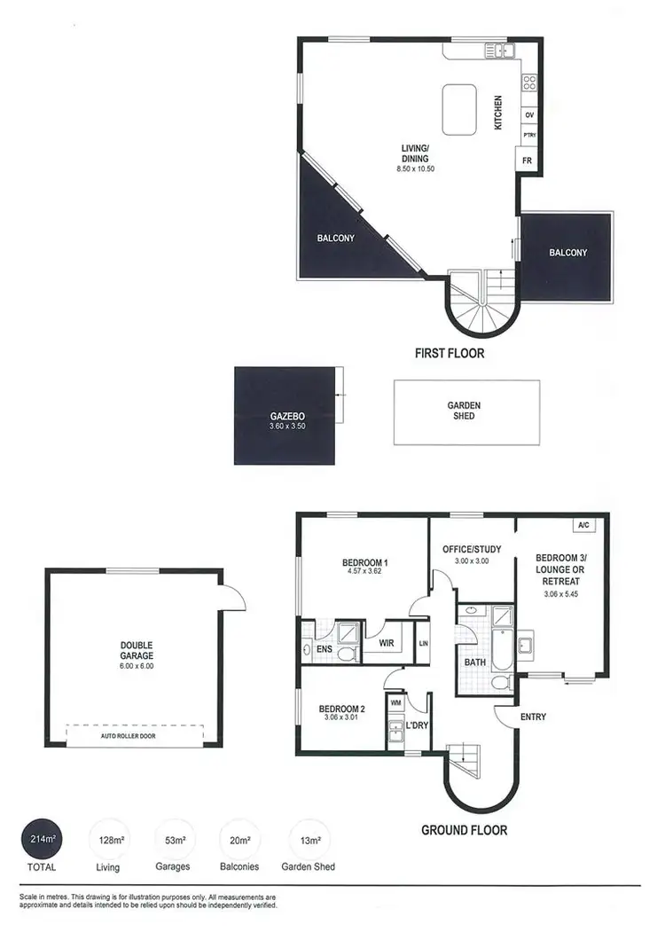 Floorplan of Homely house listing, 13 Neighbour Avenue, Goolwa Beach SA 5214
